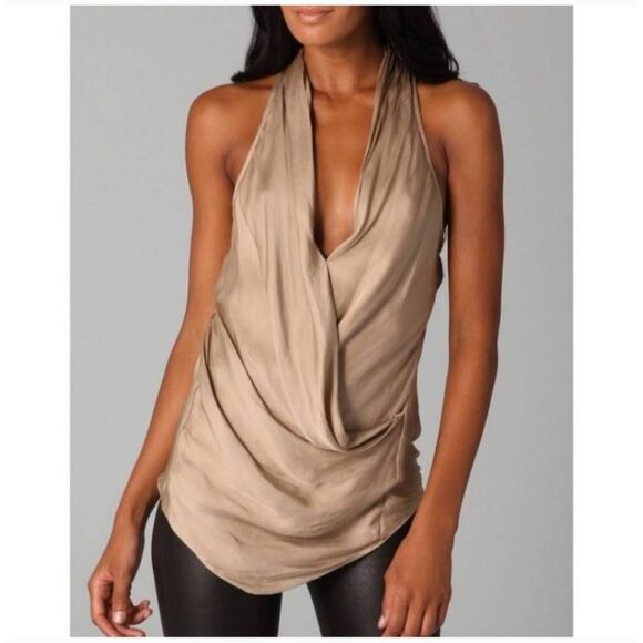 helmut lang silk wrap top - Picture 7 of 7